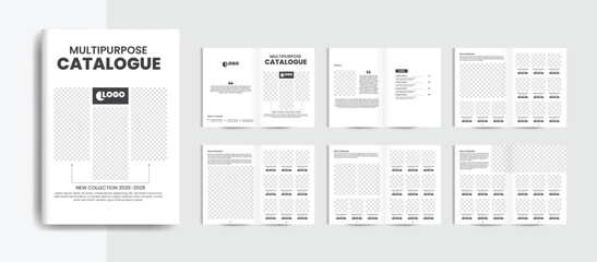 Product catalog or catalogue template design