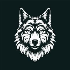 vector illustration of wolf