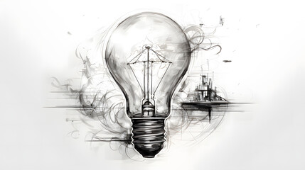 a light bulb, idea concept