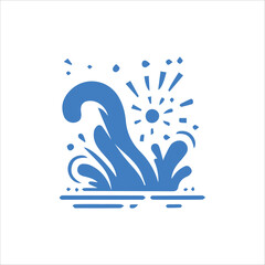 abstract background with splash