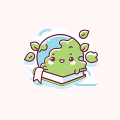 save the planet with book