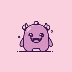cartoon cute monster