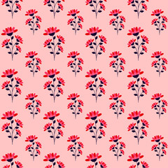 seamless pattern with flowers
