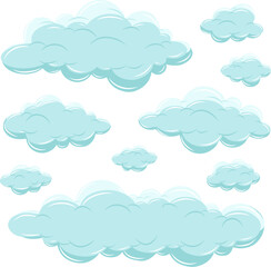 Clouds Vector Illustration
