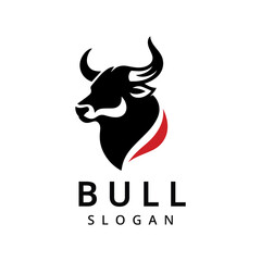 Bull logo. Brave and Powerfull Symbol