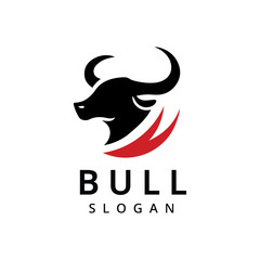 Bull logo. Brave and Powerfull Symbol