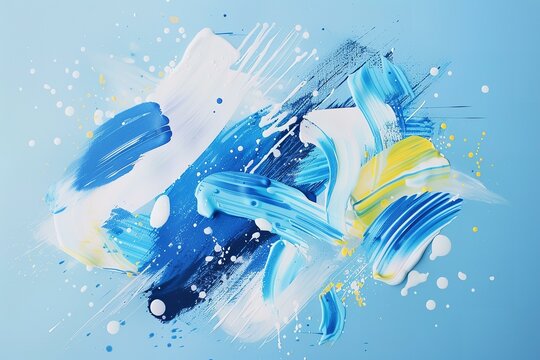 Colorful patchwork art with dotted patterns