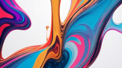 Abstract fluid background with vibrant colors