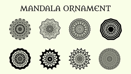 Luxury ornamental mandala design. vector illustration
