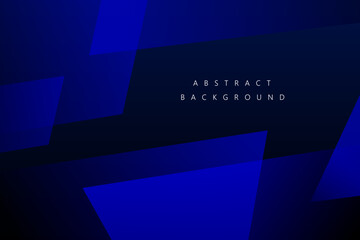 Fototapeta premium Blue metallic color abstract background for template, poster, flyer design. Vector illustration