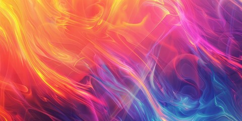 A vibrant multicolored background featuring intricate swirls and waves creating an abstract and dynamic visual experience.