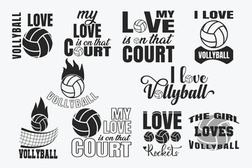 Volleyball Typography Design, Volleyball Lettering Design, Volleyball Passion Typography Art, Volleyball Typeface Logo, Sports Elegance Volleyball, Typography Badge, Typography Design, illustration