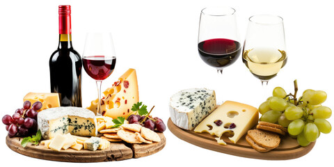 Elegant Wine and Cheese Pairing