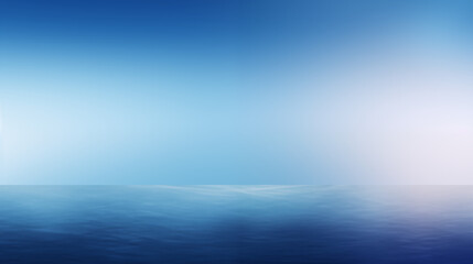 Fototapeta premium A mesmerizing banner design with a gradient background, smoothly shifting from a serene light blue to a deep oceanic blue