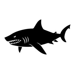 Obraz premium shark breaching the surface of the sea