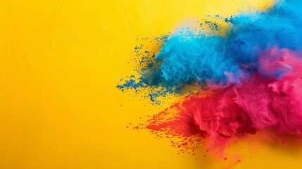 International Colour Day background with copy space area for text. Abstract background. Colorful background. Business and media social background.