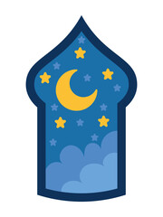 Obraz premium arabic night frame