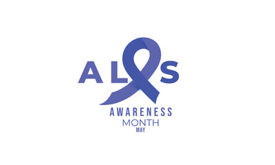 ALS awareness month. background, banner, card, poster, template. Vector illustration.