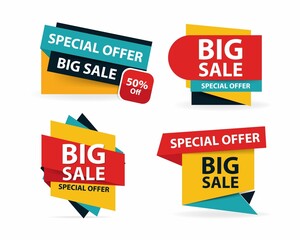 Abstract Shopping Sale Banners