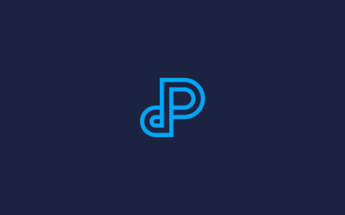 initial letter p logo icon design vector design template inspiration