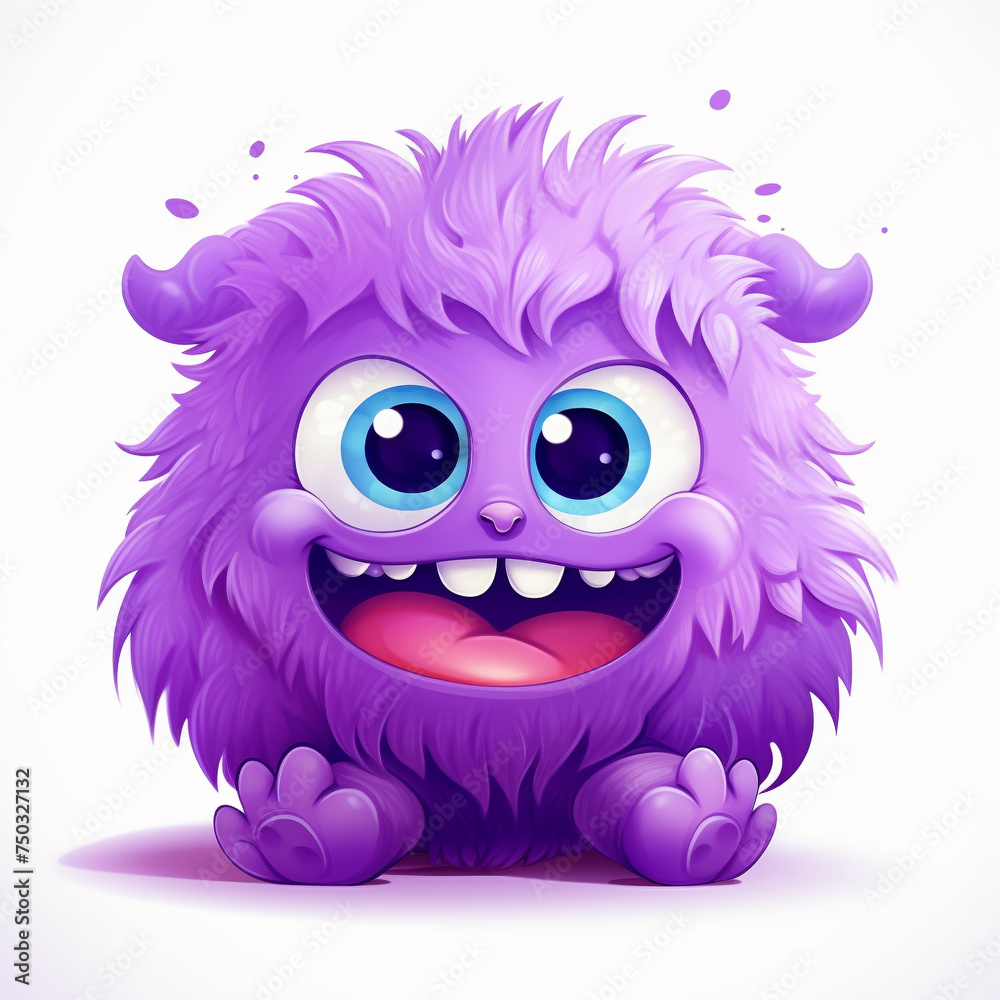 Poster monster cartoon