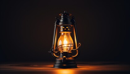 Small lamp on white background in closeup - obrazy, fototapety, plakaty