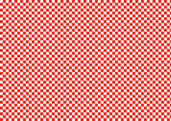 和柄　一松模様　伝統　紋様　紅白　赤　白　四角　背景　素材