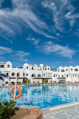 Fototapeta na wymiar Tourists Hurghada Hotel