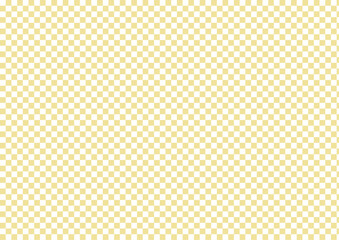 和柄　一松模様　伝統　紋様　黄　白　四角　背景　素材