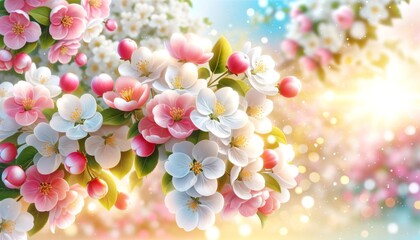 background with flowers