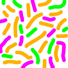 Abstract seamless pattern in mixed colors.