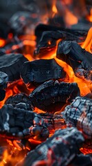 Fiery Coals background