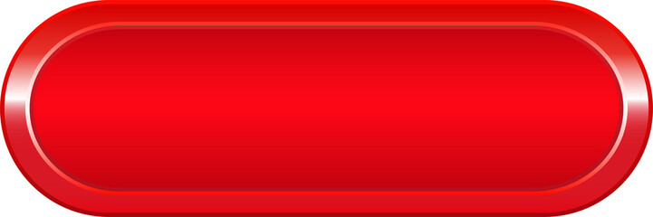 Red button for mobile, web, or video games. GUI element