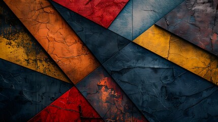 Colorful Geometry: Vibrant Art Background