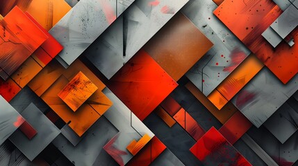 Colorful Geometry: Elegant Art Background