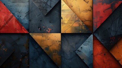 Colorful Illusions: Geometric Wallpaper