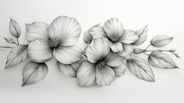  a black and white photo of three flowers on a white background with a black and white photo of three flowers on a white background with a black and white background.
