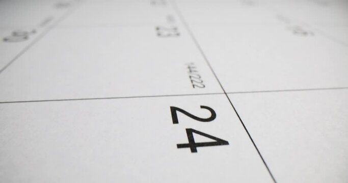 Calendar counting days and ordinal designation of days of year