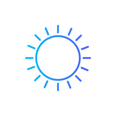 sun gradient icon