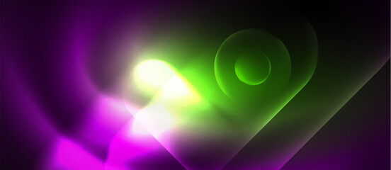 Shiny color neon glowing design. Vector Illustration For Wallpaper, Banner, Background, Card, Book Illustration, landing page