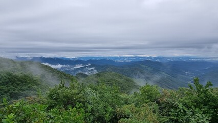 Fototapeta premium 산의 아름다움