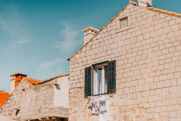 old house in the town