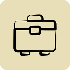 Icon Toolbox. suitable for building symbol. hand drawn style. simple design editable. design template