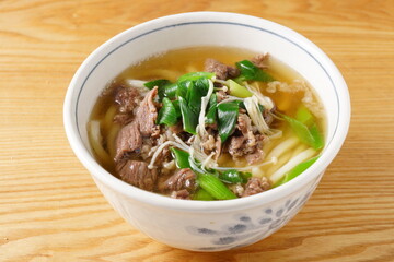 和食肉うどん　