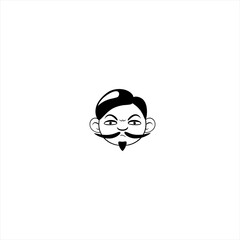 Illustration vector graphic of funny face icon