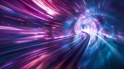 blue and purple abstract speed