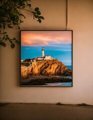 tower in the sunset