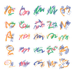 Abstract Doodle Pattern