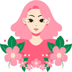 Beautiful Women Illustration