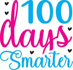 100 days smarter SVG